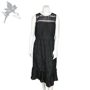 NICOLE MILLER Gothcore Lace party dress